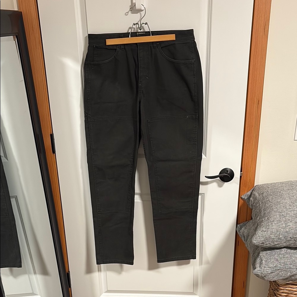 REI  Men's Dark Gray Canvas Workwear Pants